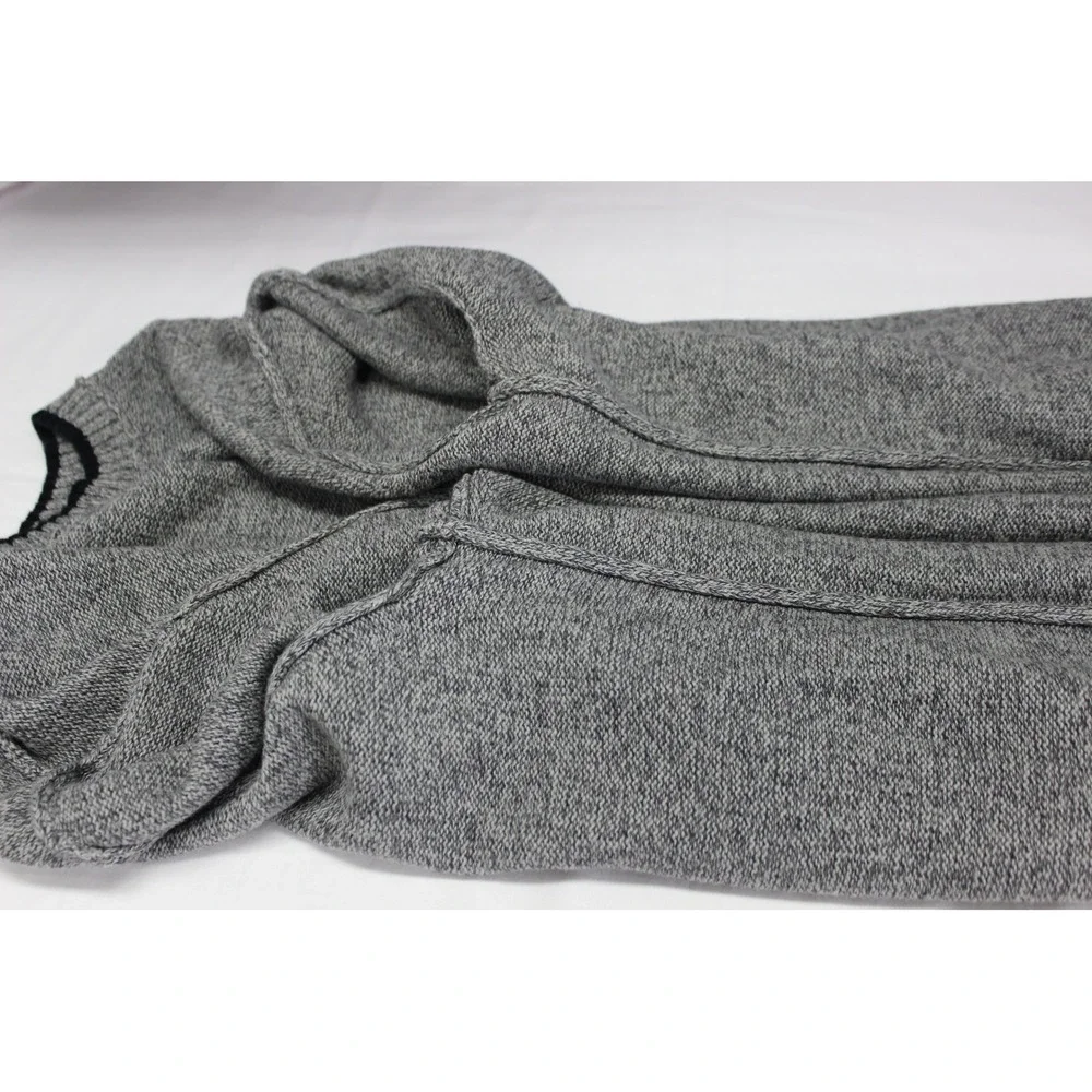 Eddie Bauer Crew‎ Neck Sweater Men's XL Heather Gray Tight Knit Casual - Picture 7 of 11